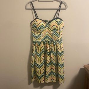 Colorful A-line Summer Dress